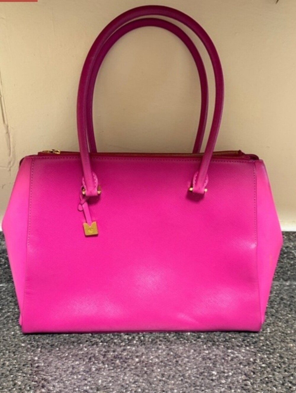 Authentic MCM Bright Pink Satchel - Picture 2 of 16